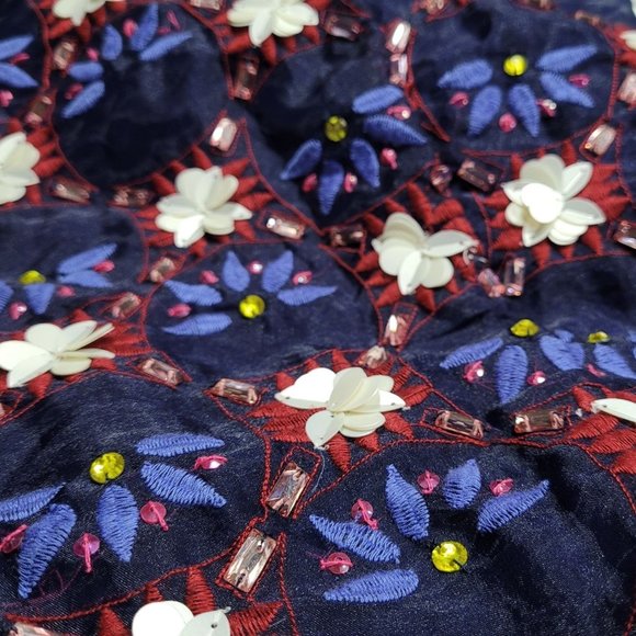 Anthropologie Maeve Mayfair Beaded Mini Skirt - Picture 6 of 10